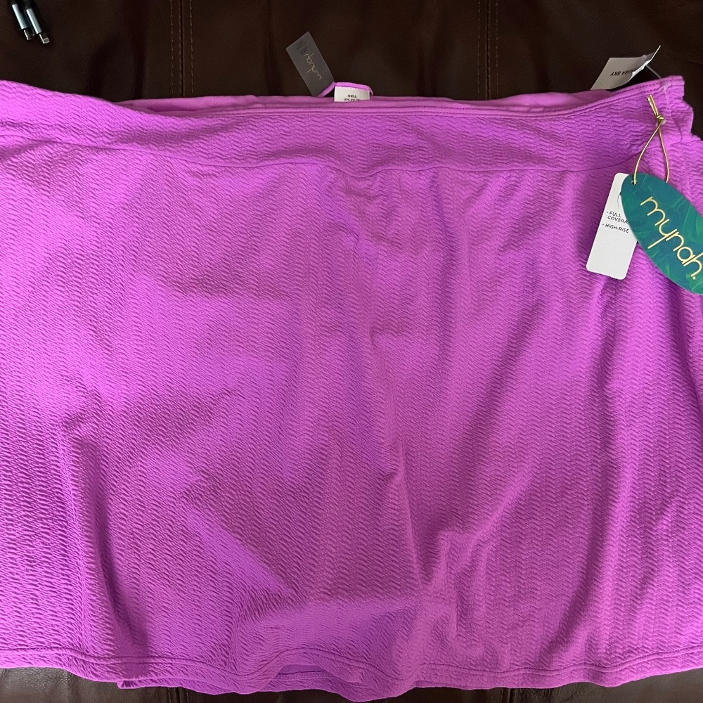 Womens swim skirt dark lavender NWT size XXL
